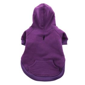 Flex-Fit Dog Hoodie (Color: Purple, size: 2X-Large)